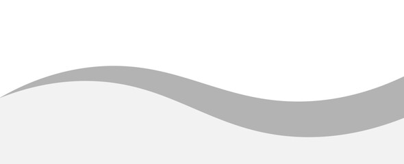 Vector white line background curve element with white space for text and message design, overlapping layers, vector