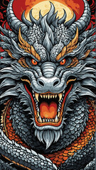 dragon vector for graphic design needs