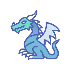  Dynamic Dragon Icon for Fantasy Themes
