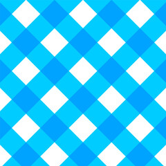 Soft blue and white gingham checkered pattern, featuring evenly spaced squares creating a classic, cozy, and cheerful look. Ideal for rustic designs, picnic themes, or playful fashion elements.	