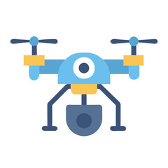  Dynamic Drone Icon for Technology