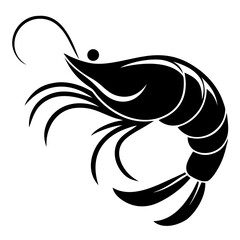 Shrimp silhouette 