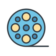  Creative Film Reel Icon for Movies