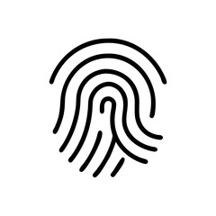 aadhaar icon flat vector
