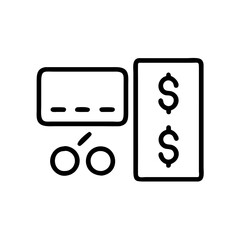 amount icon flat vector