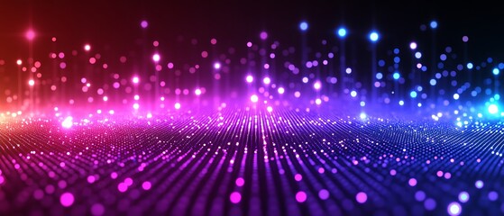 Abstract Digital Glow Field