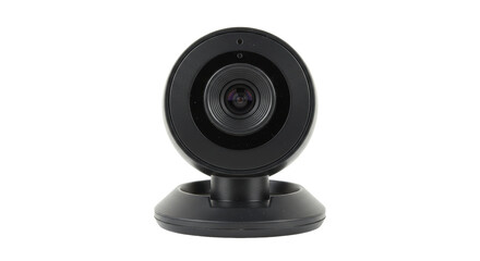 Isolated Black Webcam Video Conference Device