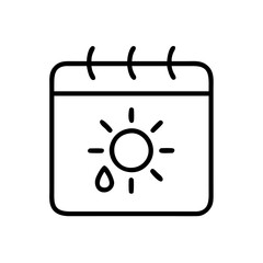 day icon flat vector