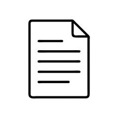 document icon flat vector