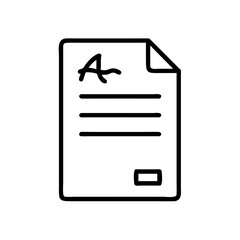 document icon flat vector