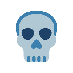 Fototapeta premium Modern Skull Icon for Cultural Designs