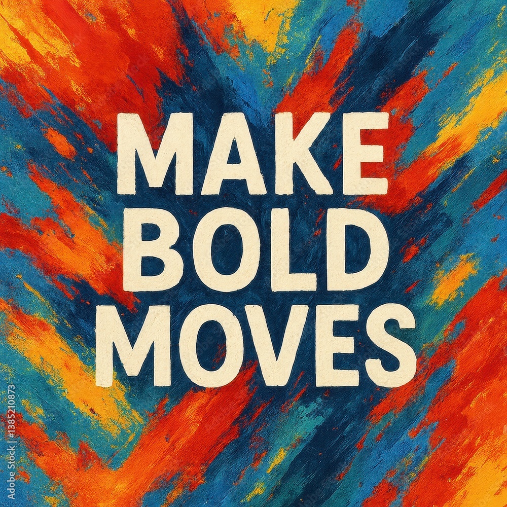 Poster inspirational text 