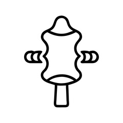 gojo icon flat vector