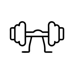 Fototapeta premium gym workout icon flat vector
