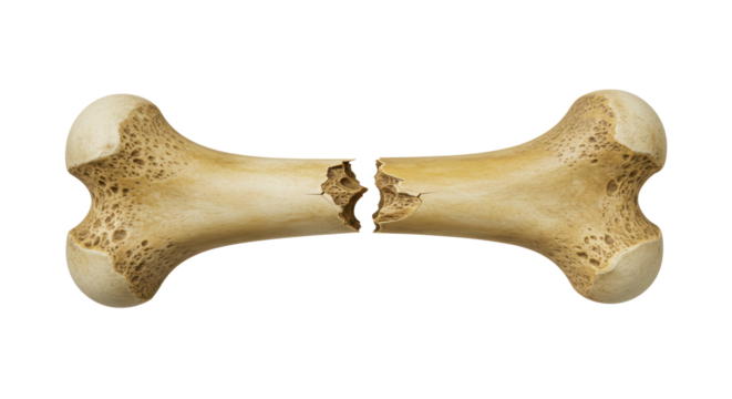Isolated Broken Bone Anatomy Fracture Human