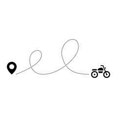 Motorcycle Route Path