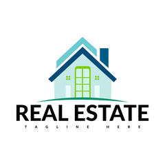 Real State Logo with style Modern for Construction , architecture , residence , hotel , property business , home interior or exterior