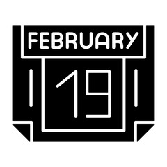 19 February Solid Style Icon