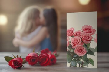 Mother and daughter celebrating Mother's Day