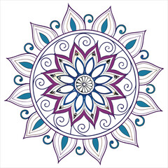  vector colorful mandala