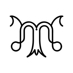 mern icon flat vector