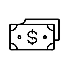 money icon flat vector