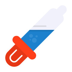 Dropper Flat Style Icon