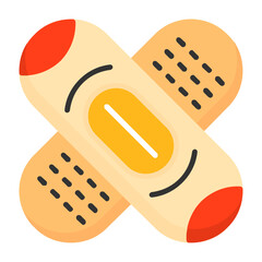 Plaster Flat Style Icon