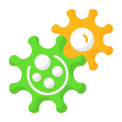 virus Flat Style Icon