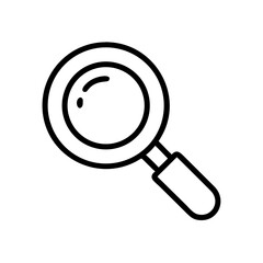 search icon flat vector