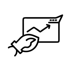 semrush icon flat vector