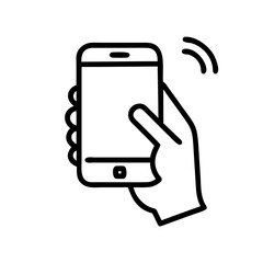 smartphone flat vector