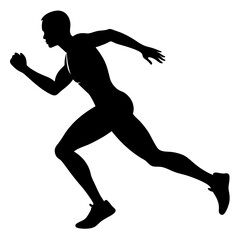 Runner Running Silhouette