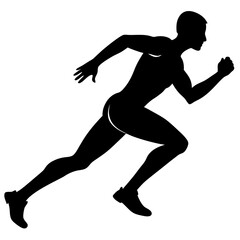 Runner Running Silhouette