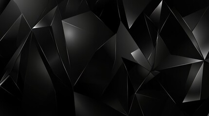 Obraz premium Abstract Dark Polygonal Texture: A Deep Dive into Geometric Shadows