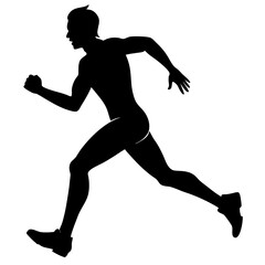 Runner Running Silhouette