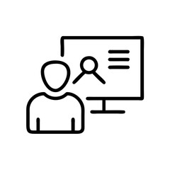 training icon flat vector