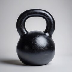 Kettlebell with Matte Black Finish Heavy-Duty Gym Tool