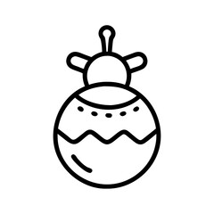 xmas icon flat vector