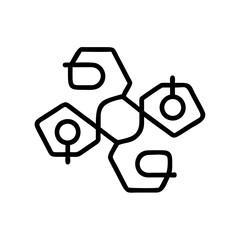 zoho icon flat vector