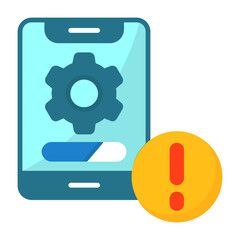 Update Flat Style Icon