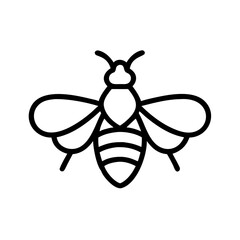 bee flat vector
