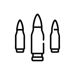bullets flat vector