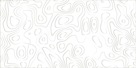 Seamless contour pattern with organic lines forming artistic elevation flow

