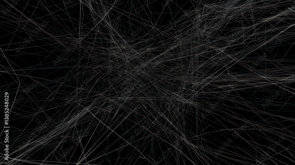Poster abstract dark web: a tangled network of lines