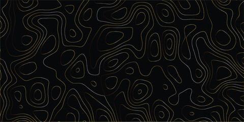 Artistic terrain-inspired pattern with elevation lines forming seamless curves

