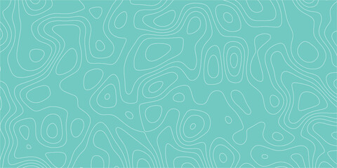 Vector topography design with continuous abstract lines and terrain formation

