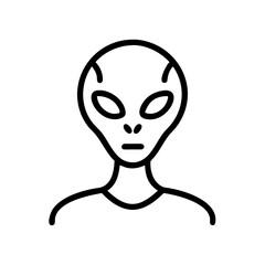 alien flat vector