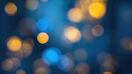 Obraz premium Colorful bokeh lights create a dreamy atmosphere during evening hours