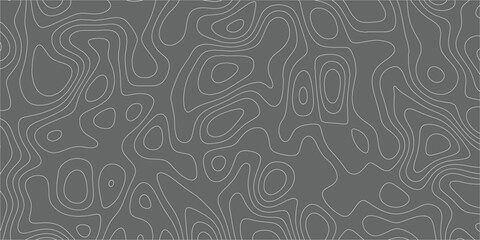 Topographic illustration with artistic elevation lines forming seamless contour pattern

